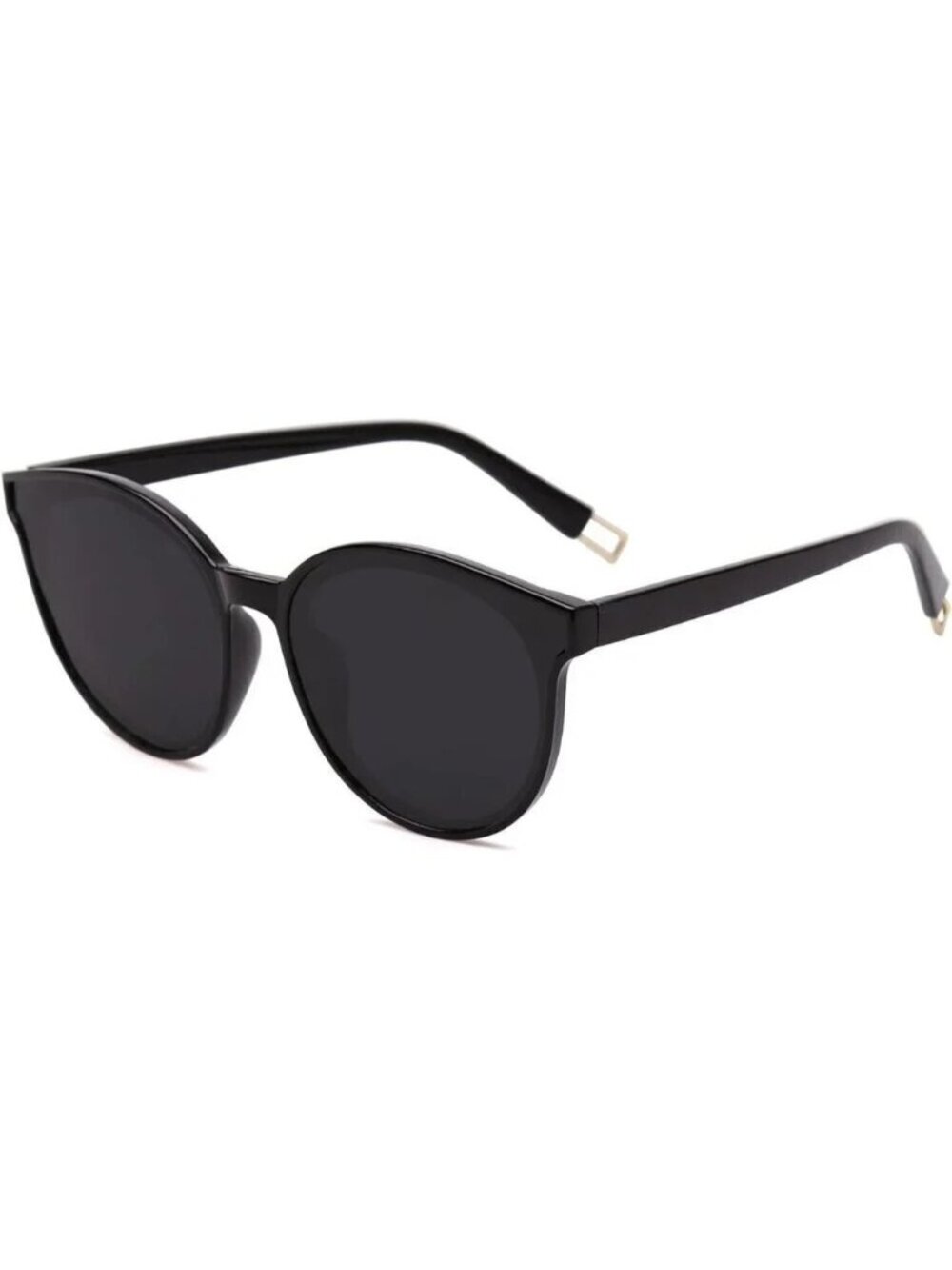 ❤️Women Black Fashion Round Sunglasses Men Vintage  Shades